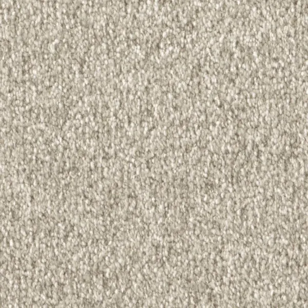 Draufsicht auf Vorwerk Celina 8L50 beige Teppichboden mit Preisschild 89,91 €/m²